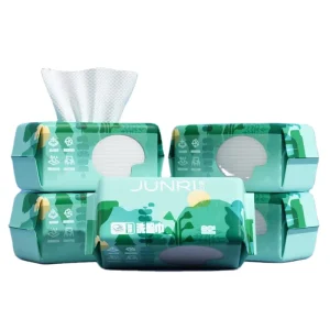 Customizable Disposable Cotton Facial Cleansing Towel Thickened Removable Dry Wet Dual Use Non woven Makeup Tissue
