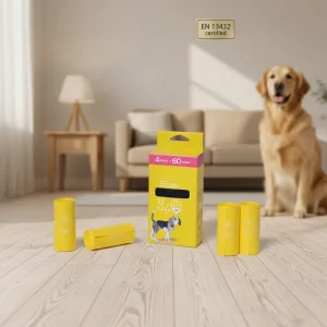 Customizable Eco Friendly Luxury Simple Extra Strength Biodegradable Leak Proof Dog Poop Bags for Waste Disposal
