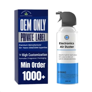 Customizable Electronics Air Duster Multi purpose Household Chemicals for Removing Dust Debris Compressed Air Can Duster for