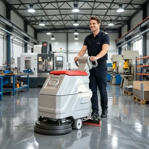 Customizable Floor Scrubber for Oil Stain and Dust Removal, OEM/ODM