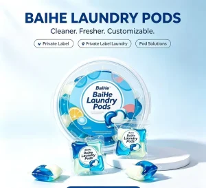 Customizable Fragrance Laundry Pods Eco-Friendly Single-Use Detergent with Lavender Floral & Lemon Scent for Washing & Care