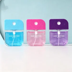 Customizable Hand Sanitizers Pocket Size Chemical 99.99% Germicidal Fruit Floral Scented Hand Sanitizing Spray Mist BulkSupplier