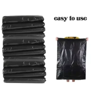 Customizable Heavy-Duty Solid Plastic Bin Bags for Household and Industrial Use