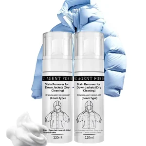 Customizable Jacket Stain Remover, Waterless Wash, 120ml, Natural Scent