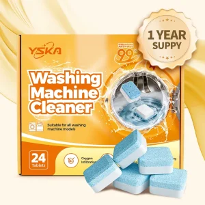 Customizable Logo Packaging Disposable 24 Effervescent Tablets 1 Year Supply Washing Machine Cleaner Corporate Promotional Gift