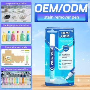 Customizable Logo Portable Clothing Stain Remover Pen Liquid Natural Fragrance Detergent Apparel 5% 15% Accept Cleaning Products