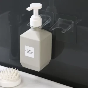 Customizable Mini Double Tiered Wall Mount Hand Sanitizer Holder Hook Mixed Color for Home Bathroom Also for Kitchen Flower Pot