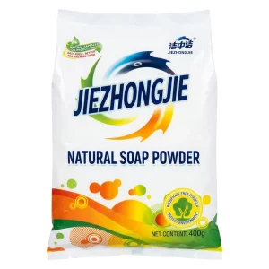 Customizable Natural Plant Soap Powder Phosphate-Free Formula 400g Strong Stain Removal Laundry Detergent