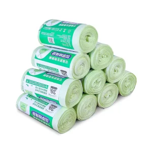 Customizable PLA Biodegradable Shrink Plastic Trash Bags Compostable for Household and Business Use