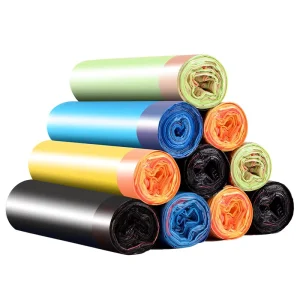 Customizable Portable Thickened Automatic-Closing Kitchen Drawstring Garbage Bags