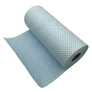 Customizable Reusable Polyester Cleaning Wipes Disposable Spunlace Non Woven Cloth Roll Kitchen Household Cleaning Bathroom Use