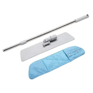 Customizable Size 60*17cm Antistatic Free Dust 100% Microfiber Safety Esd Mop for Clean Room Floor