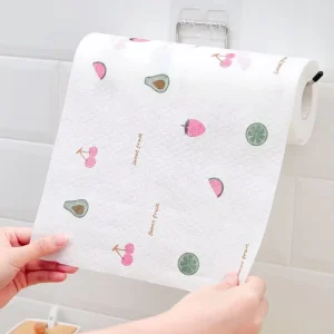 Customizable material Bounty Paper Towels Disposable Cleaning Wipes Super Absorbent Kitchen Rags Dish Cloth for Glass Use