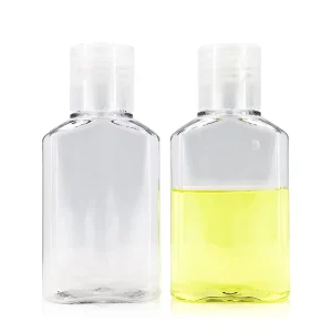 Customize Empty 60ml 2oz Plastic Spray Hand Wash Sanitizer Bottle Mini Size Shampoo Body Lotion Gel Bottle With Flip Top
