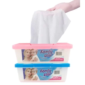 Customized 100pcs Wet Tissue Disposable Ultra Soft Scented Skin Care Baby Cleaning Wet Wipes