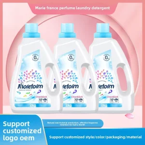 Customized 2X Perfumed Laundry Detergent Liquid Strong Cleaning Power Rich Foam for Home Use