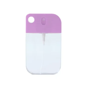 Customized 50ml Portable Hand Sanitizer Bottle with Hanging Rope Hole