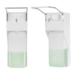 Customized ABS Plastic No Touch Elbow Hand Sanitizer Wall Mounted 1000ml Hospital Soap Dispenser for Hospital Doctor