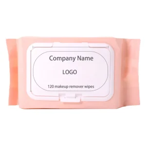 Customized Adult Women Travel friendly Makeup Removing Wipes Facial Cleaning Cleansing Tissues for Household Use