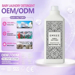Customized Baby Laundry Detergent Antibacterial Fresh Scent Stain Remover 0.5kg Bottle Pack Free Sample Laundry Detergent