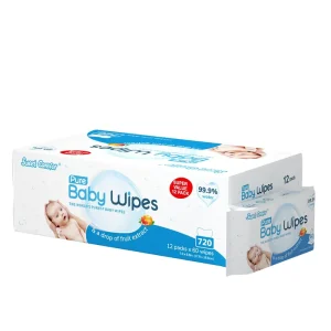 Customized Bebe Wet Baby Wipes Eco Friendly 80pcs Non Woven Pure Natural Ingredients Nourish Cleaning Maternity OEM