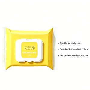 Customized Biodegradable Soft Eco Friendly Packaging White Non Woven 18.5*19cm 50gsm Hand and Face Cleaning Baby Wet Wipes
