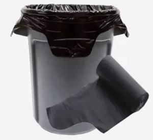 Customized Black and Resistant Waterproof Heat Seal Plastic Garbage Bags Big Strong Compostable Trash Bags 23 Gallon Large