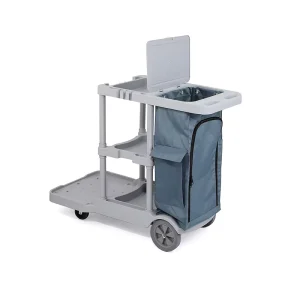 Customized Commercial Cleaning Trolley Cart Janitorial for Hotel and Restaurant