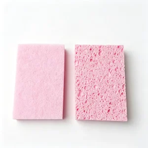 Customized Compressed Cellulose Kitchen Dishwashing Sponge Scouring Pad