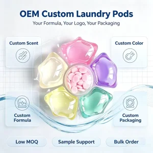Customized Different Fragrance Laundry Pods Scented Laundry Detergent Beads OEM
