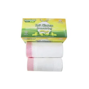 Customized Drawstring Dustbin Trash Sack Garbage Bag on Roll Printing 13 30 33 Gallon 100% Biodegradable Garbage Bags