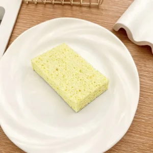 Customized Dual layer Cellulose Sponge High Absorption Eco Friendly Kitchen Dishes Sponge