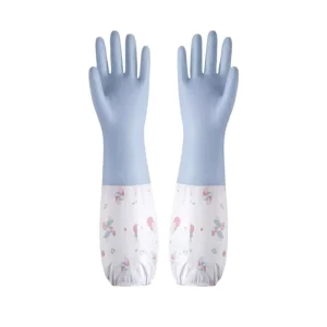 Customized Durable Heat-Resistant Non-Slip Kitchen Reusable Long Household Washing Gloves