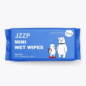 Customized Eco Friendly Antibacterial Mini Packing Portable Individually Flushable Bamboo Cleaning Wet Tissue Wipes Baby Wipes