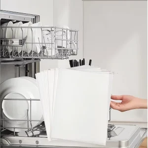 Customized Eco Friendly Disposable Dishwashing Sheets Powerful Stain Removal & Deodorizing Performance
