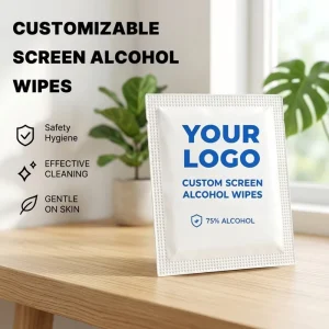Customized Extra Soft 5x5cm Wipes Individually Wrapped Non-Woven Eco-Friendly Portable Commuters Travel Cleansing One Wipe Clean