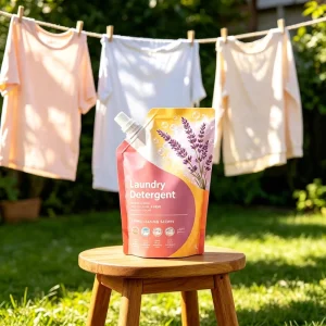 Customized Fabric Softener Packaging Liquid Soap Refill Bag 800ml 1L 2L 3L Stand up Laundry Detergent Stand up Spout Pouch