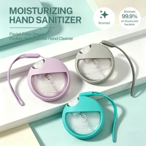 Customized Fruit Scented Travel Hand Sanitizer Makeup Toner Air Fresheners Portable Silicone Case Ultra Thin Cardcase Perfume