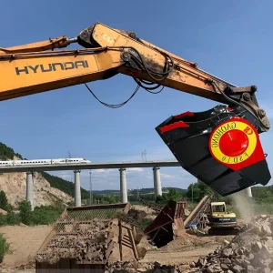 Customized Heavy Duty Excavator Crusher Bucket New Model Rock Bucket for Construction Sites Demolition and Excavation Work