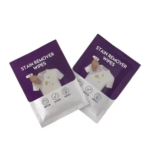Customized Logo Stain Remover Wipes Biodegradable Degreasing Clothes Cleaning Wipes