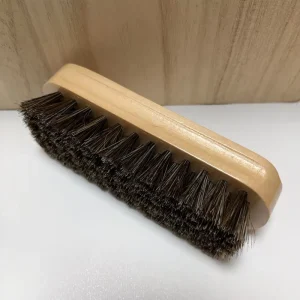 Customized Logo Wooden Handle Natural Horse Hair Brush Eco Friendly Car Cleaning & Interior Detailing Brush