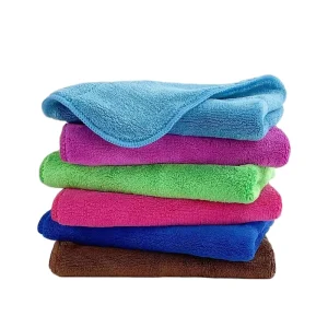 Customized Microfiber Double-Layer Thickened Absorbent Towels for Kitchen and Floor Cleaning