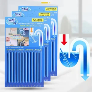 Customized New Water Pipe Cleaner Deodorant Stick Disposable Toilet Bowl Water Channel Sewer Stain Removal Cleaning Stick