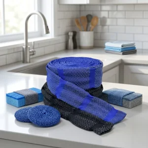 Customized Non scratch Kitchen Semi finished Fabric Raw Material Tube Roll