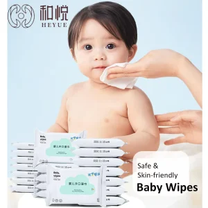 Customized Nonwoven Eco Friendly Baby Wet Wipes Safe Ingredients Fragrance Free OEM 10pcs pack