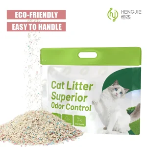 Customized ODM OEM High Quality Eco Friendly Biodegradable Flushable Clumping Agent Tofu Bentonite Mixed Cat Litter