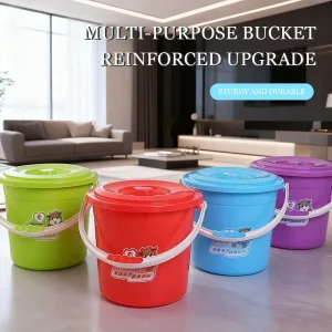 Customized PP Plastic Bucket With Handle Ideal for Use As Plastic Ice Buckets