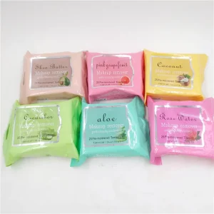 Customized Perfume Gentle Cleansing Towelettes Makeup Remover Tissue