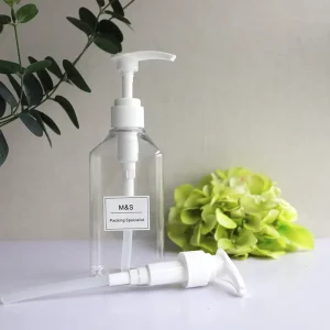 Customized Printed 28/410 White Screw Lock Non Spill PP Plastic Lotion Pump Sprayer for Bottles Shampoo Hand Sanitizer Packaging