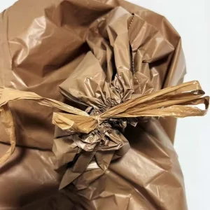 Customized Printed Thick Disposable PE Plastic Heavy Duty Giant Garbage Bags